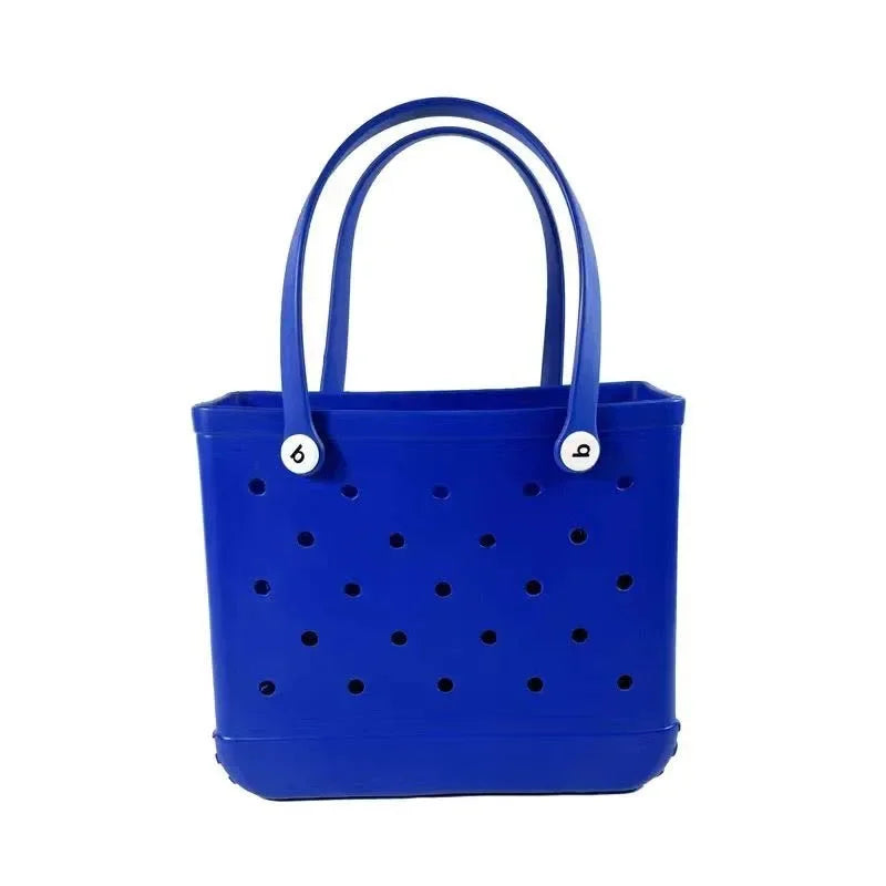 Small Bogg Bag Mini Childs Beach Rubber Tote Bags Waterproof Sandproof Summer Storage Basket Women Shopping Bag Kid Beach Bag