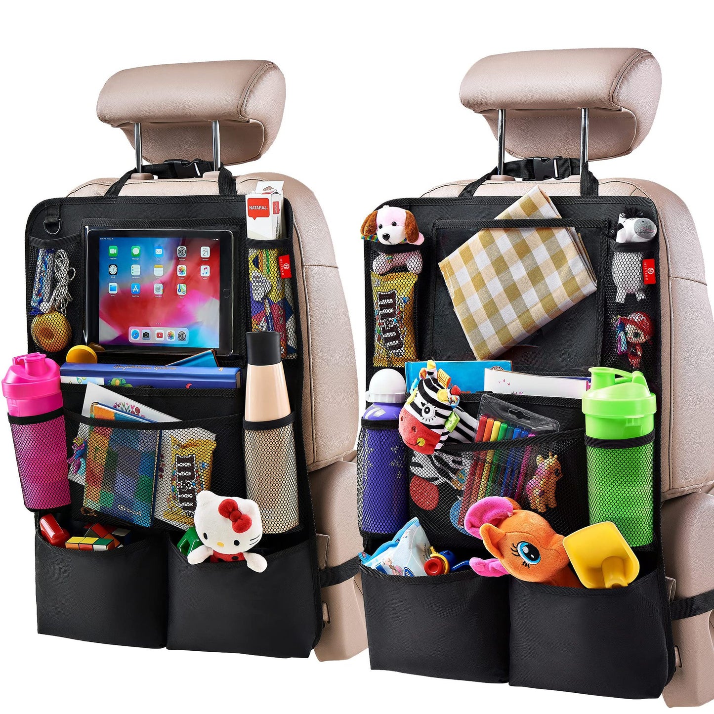 Universal Car Seat Organizer with Storage Pockets
