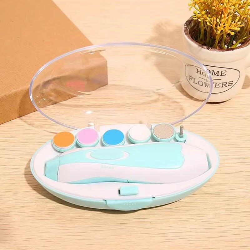 Multifunctional Electric Baby Cutter Trimmer Manicure Tool Set Baby Carenail Trimmer Baby Nail File Clippers Toes Fingernail