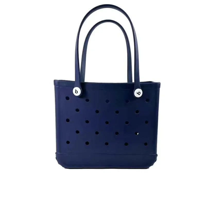 Small Bogg Bag Mini Childs Beach Rubber Tote Bags Waterproof Sandproof Summer Storage Basket Women Shopping Bag Kid Beach Bag