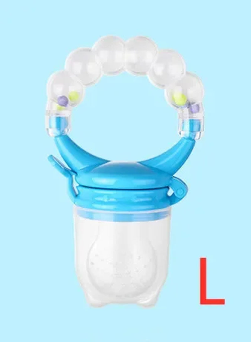 Kids Pacifier Feeder Learn Feeding for Fruits Food Eat Supplement Silicone Baby Pacifier Fruit Nipple Music Bell Soother Toddler
